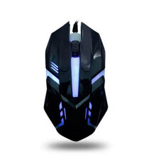 Bedrade gamingmuis met optische LED voor pc en laptop (1 stuk)