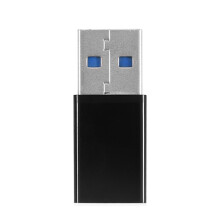 2 stuks USB3.0A mannelijk naar USB-C3.1 type C vrouwelijk OTG data-oplaadadapter converter zwart