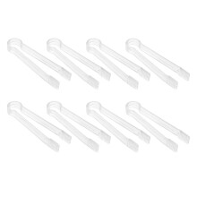 8-teiliges Buffet-Servierzangen-Set aus Kunststoff, Mini-Servierbesteckzange