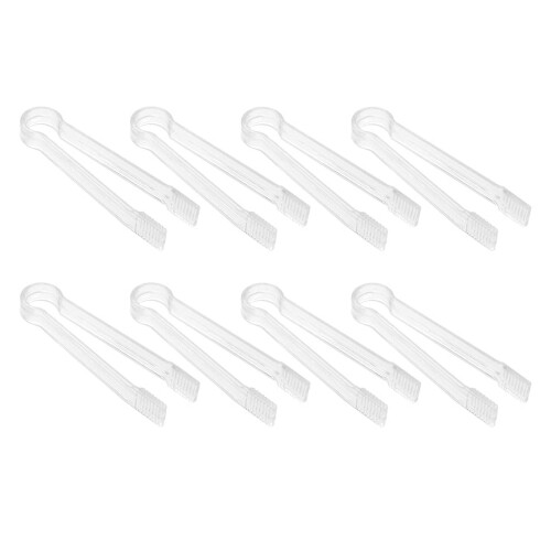 8 st plastbufféserveringstänger mini serveringsredskapstänger