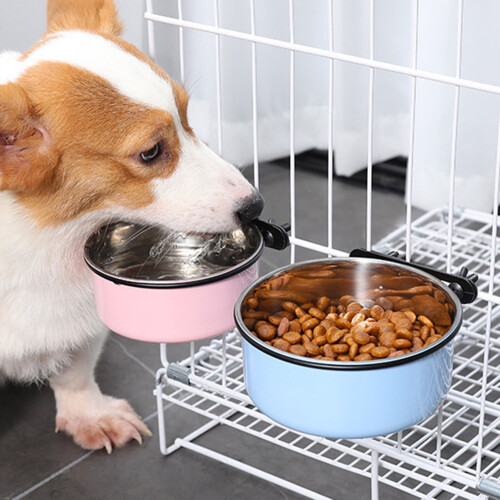 Μπολ για σκύλους Hesroicy, κρεμαστό, λείο, ανθεκτικό στις πτώσεις, εύκολο στον