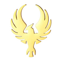 Elegant Animal Themed Brooch Stainless Steel Badge Pin-Gold A