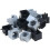 10Pcs RJ11 Telephone Outlet 8P8C Modular Networking-Grey 6