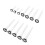 12pcs Adjustable Golf Tees 15