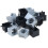 10Pcs RJ11 Telephone Outlet 8P8C Modular Networking-Grey 7