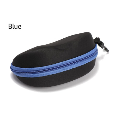 Hard brillenetui blauw