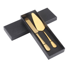 Espátula para Bolo em Aço Inoxidável, Conjunto de 2 Peças, Espátula para Pão, Espátula para Pizza, Espátula para Bolo