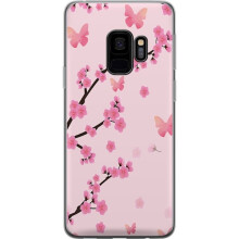 Ag luí le Samsung Galaxy S9Cás / Cás Soghluaiste - Bláthanna