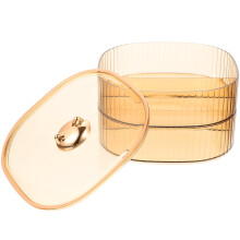 Porta-lanches transparente, recipiente para lanches, bandeja de armazenamento doméstica para doces e lanches.