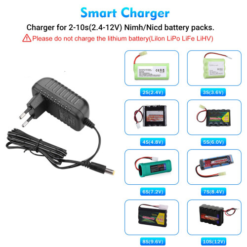 2-10S NiMH Battery Charging Adapters 5A Charging Automatic 1