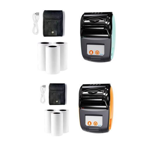 Wireless Thermaled Printer With Bluetooth-Compatible For-Blue 1
