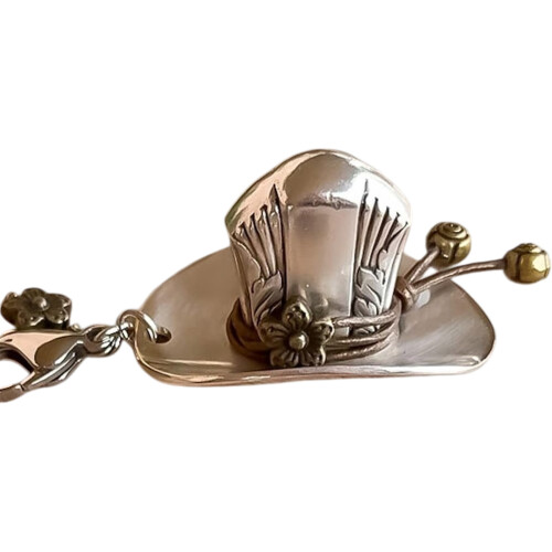 Cowboy Hat Shape Decorative Pendant Craft Accessories-pattern 6