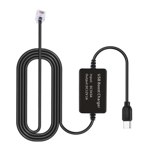 5V à 12V USB C au câble d'amplification de courant RJ11 pour les