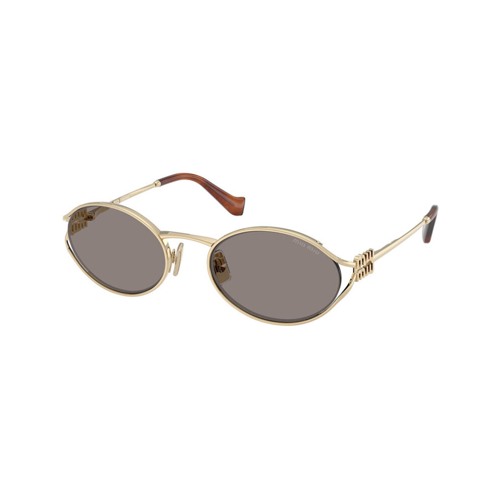 Miu Miu Mu52ys Zvn80q Women New Sunglasses Gold