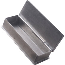 Mini contenedores metálicos, estuche retro para palillos de dientes, acero inoxidable con tapas, decoración de mesa, estuche de escritorio, ideal
