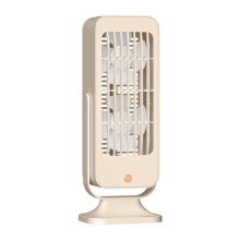 Ventilador de escritorio de doble aspa Yonrjhukm nuevo para el hogar y la oficina, silencioso, de gran potencia y con conexión USB.