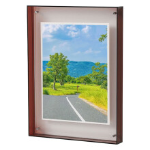 Cadre photo Lohuatrd, cadre photo flottant en acrylique vibrant, décoration murale ou de bureau pour galerie, maison ou bureau.