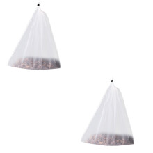 Set di 2 sacchetti filtro in rete di nylon per caffè, latte e tè, per bevande sfuse.