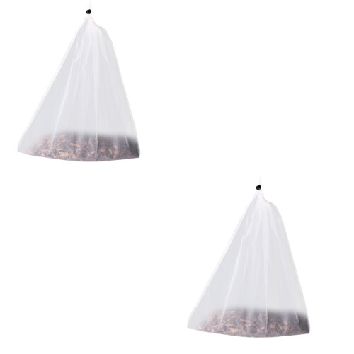 Conjunto de 2 Sacos de Filtro de Nylon para Café, Leite e Chá.