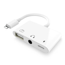 Cuibheoir Fuaime USB OTG LightningCuibheoir Léitheora USB 3-in-1Cuibheoir USB