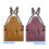 Canvas Work Apron Designed for Durability Padded Straps-Purple 4