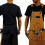 Canvas Work Apron Designed for Durability Padded Straps-Purple 6