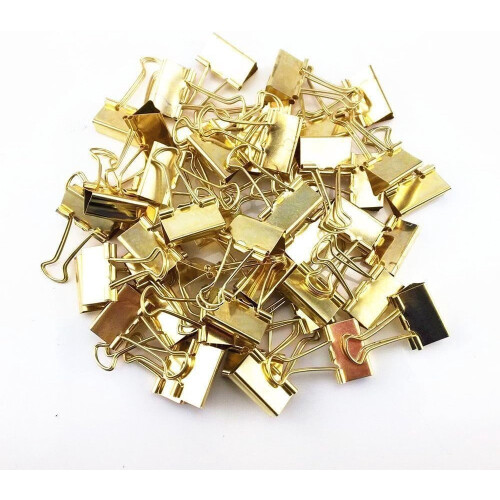 Metal Binder Clips Gull Foldback48STK