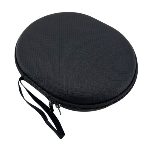 Sac pour écouteurs robuste à fermeture à glissière offrant-Noir