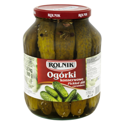 Ogórki konserwowe 1550 g Rolnik