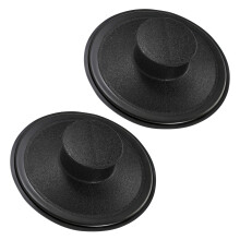 2Pcs Plastic Kitchen Sink Drain Cover With Nonslip Handle For