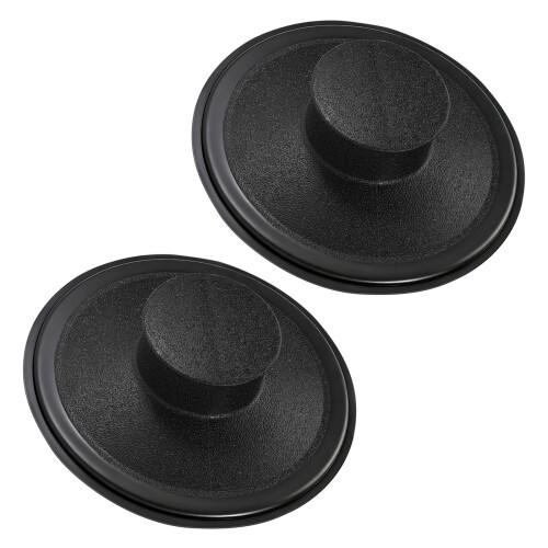 2Pcs Plastic Kitchen Sink Drain Cover With Nonslip Handle For