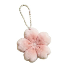 Delicate Floral Plush Key Chain Decoration Sakuras Keychain