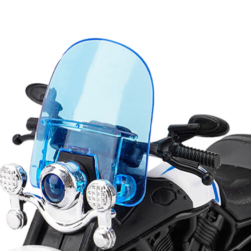 Kids Inertia Motorcycle Toy Decor White