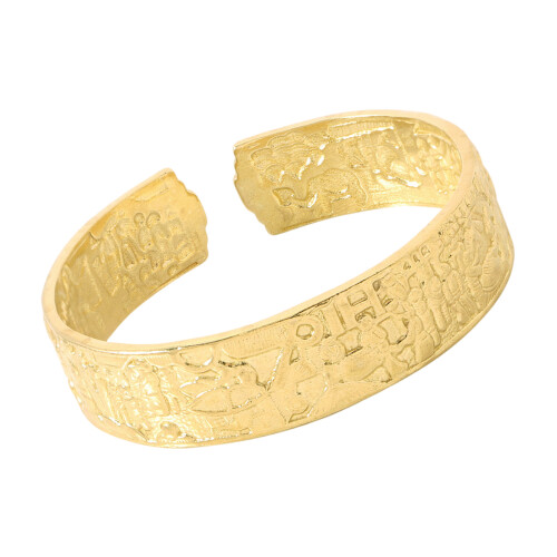 Einzigartiges handgefertigtes Messing-Armband,-Grundfarbe