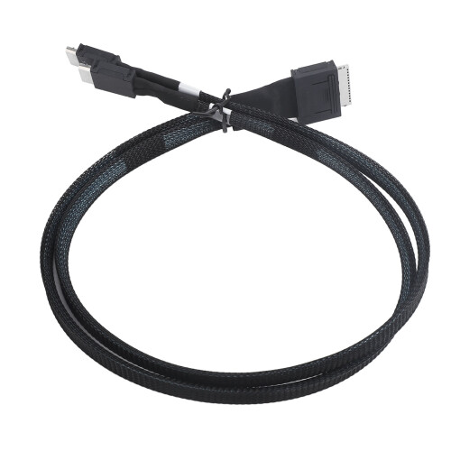 SFF 8611 8i to 2x 4i SAS 3.0 Cable 0.5m
