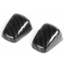Front Windshield Washer Nozzle Wiper Cover Trim for Charger Challenger RAM Durango 300C, Carbon Fiber