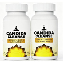 (2PCS) Candida Cleanse Supplement - Supports Healthy Gut Function, Natural Candida Balance, 60 Capsules