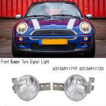 Clignotant de pare-chocs avant pour BMW MINI R50 R52 R53 2001-2006 6313