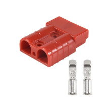 Anderson-Steckverbinder 50 A 600 V 6–12 AWG Wechselstrom/Elektrowerkzeug für 6 AWG verzinkte massive