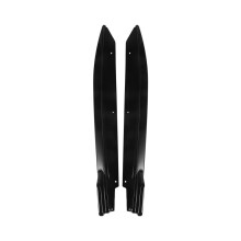 Pour BMW Série 5 G30 M-Tech 525i, 530i et 540i (à partir de 2017) : diffuseur d'angle de pare-chocs arrière, protection de spoiler, noir brillant