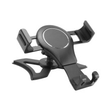 Support de téléphone portable pour voiture, noir, compatible Audi A3 8V S3 (2014-2019).