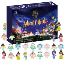 (Dreamy Night Light) Christmas Minecraft Figures 24 Days Countdown Advent Calendar Toys Surprise Xmas Gifts
