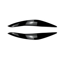 Für 5er F10 F11 Anfang 2011-2014 Glänzend Schwarz Scheinwerferabdeckung
