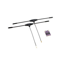 Récepteur double ES900 ELRS Diversity 915 MHz avec TCXO intégré pour drones et avions RC FPV longue portée