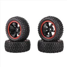 für 1:10 Auto 75mm Gummireifen und Felgen 1/10 Maßstab 94123 RC auf R