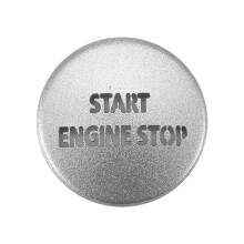 Engine Start Stop Push Button  Sticker Cover for LR4  4 &   Sport 2010-2013, Silver