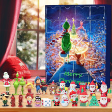 (Christmas set C) Halloween | Christmas  Gifts 24 Days Advent Calendar Countdown Blind Box 2022