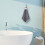 Christmas Hand Towel Gray Plush Absorbent with Hooks 4