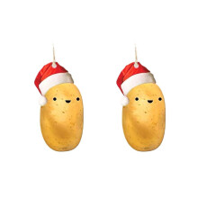 Weihnachtskartoffel-Ornament, Weihnachtsbaumschmuck, Kartoffel-Hängeornament, Weihnachtsbaumdekorati