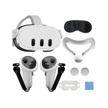 Controller-Schutzhülle für Meta Quest 3 VR-Headset, Griffschutz, Nasen- und Augenpolster, Gesichtsma